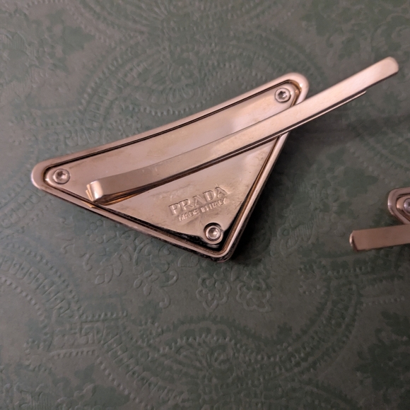 Prada Hair Clips Gently Worn Excellent Condition See Photos - Picture 6 of 6